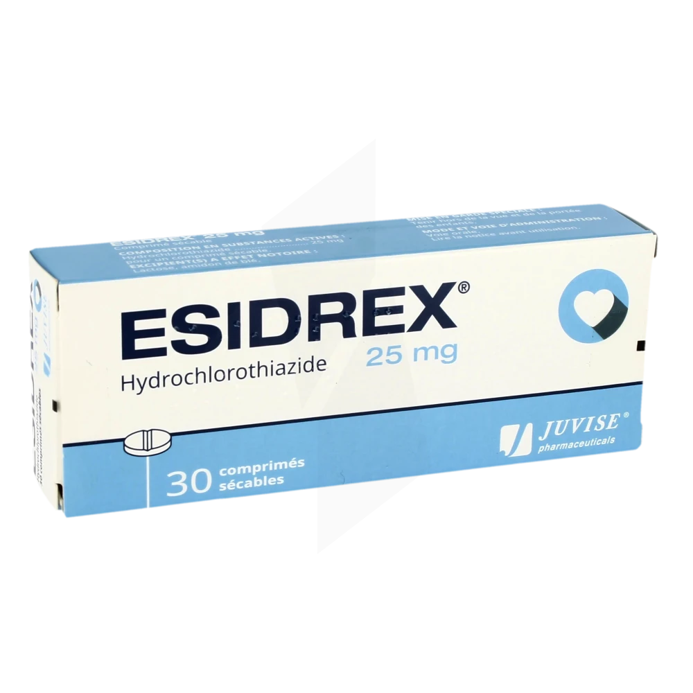 ESIDREX [Hydrochlorothiazide] 25mg 1X20T